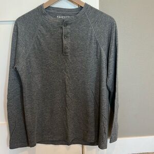 Men’s Faherty Cloud Cotton Long Sleeve Henley